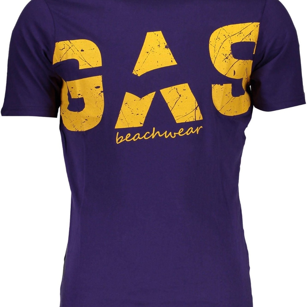 GAS PURPLE SHORT SLEEVES T-SHIRT